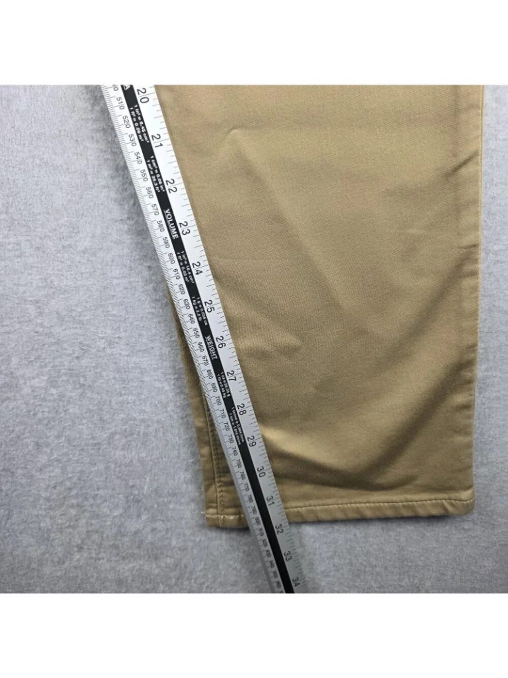 Banana Republic Travel Jeans Mens 33x32 Slim Tapered Beige Stretch Pants NWT